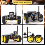 Повнопривідна робоплатформа ESP32 Car Kit з камерою від Keyestudio