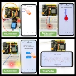 Навчальний набір IOT ESP32 із підтримкою програмування на MicroPython/Arduino C (130+ проектів) від Keyestudio Навчальний набір IOT ESP32 із підтримкою програмування на MicroPython/Arduino C (130+ проектів) від Keyestudio