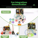 Навчальний набір IOT ESP32 із підтримкою програмування на MicroPython/Arduino C (130+ проектів) від Keyestudio Навчальний набір IOT ESP32 із підтримкою програмування на MicroPython/Arduino C (130+ проектів) від Keyestudio