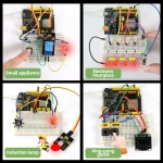 Навчальний набір IOT ESP32 із підтримкою програмування на MicroPython/Arduino C (130+ проектів) від Keyestudio Навчальний набір IOT ESP32 із підтримкою програмування на MicroPython/Arduino C (130+ проектів) від Keyestudio