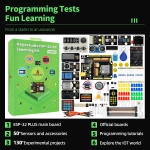 Навчальний набір IOT ESP32 із підтримкою програмування на MicroPython/Arduino C (130+ проектів) від Keyestudio Навчальний набір IOT ESP32 із підтримкою програмування на MicroPython/Arduino C (130+ проектів) від Keyestudio