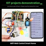 Навчальний набір IOT ESP32 із підтримкою програмування на MicroPython/Arduino C (130+ проектів) від Keyestudio Навчальний набір IOT ESP32 із підтримкою програмування на MicroPython/Arduino C (130+ проектів) від Keyestudio