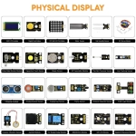 Sensor Starter Kit 48 в 1 для Arduino DIY проектів в органайзері від Keyestudio