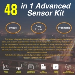 Sensor Starter Kit 48 в 1 для Arduino DIY проектів в органайзері від Keyestudio