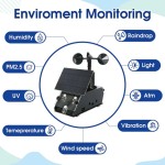 Комплект метеостанции ACEBOTT QE011 STEM с платой контроллера ESP32. Поддержка программирования Arduino, ACECode и Python