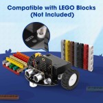Набор STEM для создания роботизированной машины ACEBOTT QD024 Micro:bit. Поддерживает программирование MakeCode.