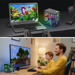 Корпус Elecrow Pitower Gen 1 Mini PC Case для Raspberry Pi 5 с OLED дисплеем 1.3"