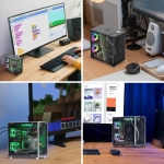 Корпус Elecrow Pitower Gen 1 Mini PC Case для Raspberry Pi 5 с OLED дисплеем 1.3"