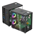 Корпус Elecrow Pitower Gen 1 Mini PC Case для Raspberry Pi 5 с OLED дисплеем 1.3"