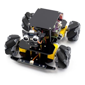 Робоплатформа Adeept 4WD Mecanum Wheel Smart Car Kit для Raspberry Pi 5/4/3 (Без платы) отслеживание линии, трассировка света, обход препятствий, OpenCV