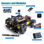 Робоплатформа Adeept Mecanum Wheel Smart Car Kit (Сумісний з Arduino IDE)