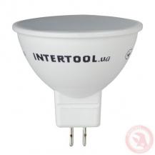 Светодиодная лампа LED 5Вт, GU5.3, 5Вт, 220В, INTERTOOL LL-0202