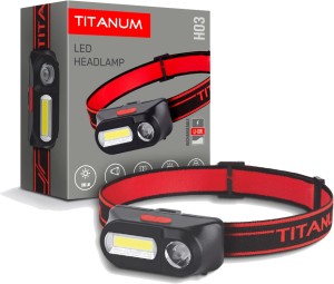 Налобний світлодіодний ліхтарик TITANUM TLF-H03 180Lm 6500K
