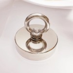 Неодимовый магнит 25х30мм в корпусе с наружным кольцом