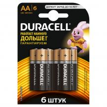 Батарейки Duracell Basic AA LR6, 6 шт.