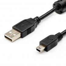 USB 2.0 кабель Am-miniUSB 0.8м ATCom с ферритом