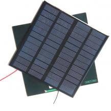 Солнечная панель 12В, 3Вт, 250мА, 145х145мм