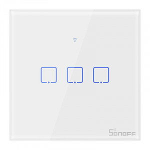 Тройной WiFi+Rf выключатель SONOFF T1EU3C