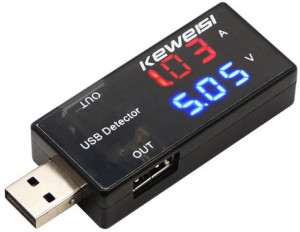 USB тестер струму та напруги KEWEISI KWS-10VA