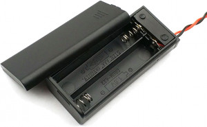 Батарейний відсік з вимикачем 2xAAA
