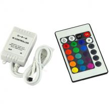 Контролер Prolum RGB інфрачервоний (IR) пульт на 24 кнопки 6A