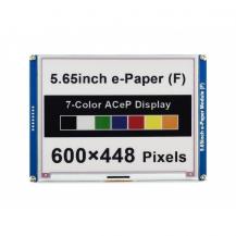 5.65" дисплей семикольоровий E-Ink e-Paper Module(F) 600x448 від Waveshare