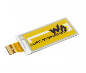 Дисплей трьохкольоровий Waveshare E-Ink 2.13" 212x104 (жовтий, білий, чорний)