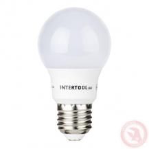 Светодиодная лампа LED 7Вт, E27, 220В, INTERTOOL LL-0003