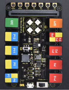 Базова плата Keyestudio EASY Plug Shield RJ11 6P6C V1.0 для Micro:bit