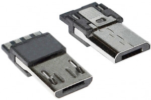 Штекер micro USB-07-A-MC