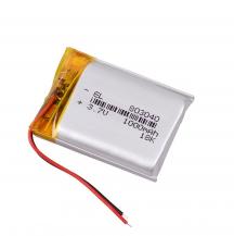 Аккумулятор Li-Po 1000мАч 3.7В формата 803040