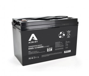 Аккумуляторная батарея AZBIST Super GEL ASGEL-121000M8 12В 100А·ч 329x172x215мм