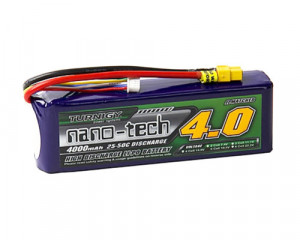 Акумулятор Turnigy Nano-Tech 4000мАг 5S 25~50C Lipo Pack W/XT-60