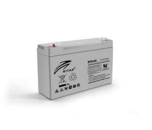 Акумуляторна батарея AGM RITAR RT6120A 6В 12Аг 150х50х93(99) Q10