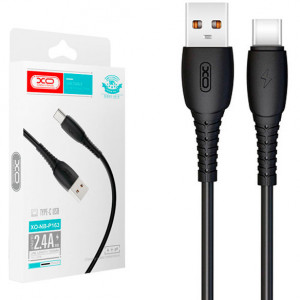 USB - Type-C кабель XO NB163 2.4A 1м (чорний)