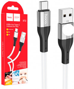 USB кабель Hoco X72 Type-C 1м (білий)