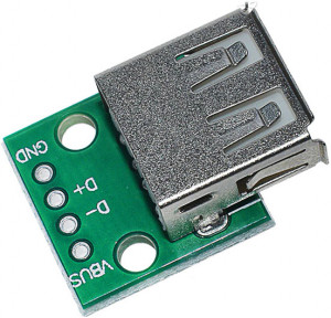 Модуль USB 2.0 Female PCB штекер на плате