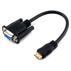 Кабель MINI HDMI (M) - VGA (F) от Waveshare