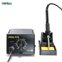 Контактная паяльная станция YIHUA 936 5 пин, силиконовый кабель