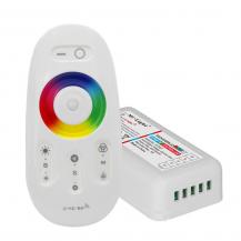 Контролер RGB + W PROLUM (RF, 5K, сенсорний, 24A, Білий)