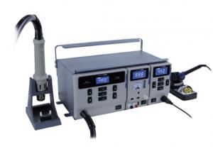 ATTEN MS-300. Паяльная станция + станция горячего воздуха + источник питания постоянного тока. Комплект 3 в 1