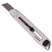 Нож металлический усиленный с винтовой фиксацией лезвия INTERTOOL HT-0512