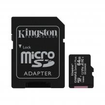 Kingston 64GB micSDXC Canvas Select Plus 100R A1 C10 Card + ADP