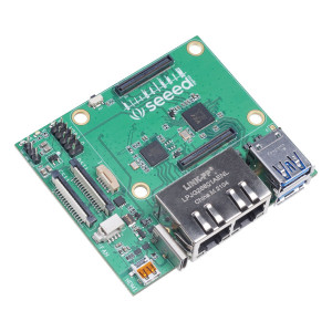 Базовая плата Dual Gigabit Ethernet Carrier Board для Raspberry Pi Compute Module 4