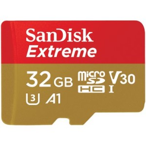 SanDisk Extreme microSD card for Mobile Gaming 32GB + RescuePRO Deluxe 100MB/s A2 C10 V30 UHS-I U