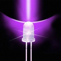 Светодиод 3мм ультрафиолетовый (395нм)
