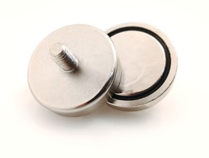 Неодимовий магніт 16х4.6 М6 у корпусі із зовнішньою різьбою