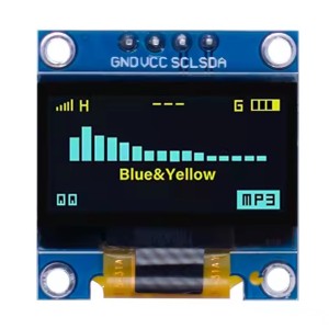 Дисплей 0.96" I2C 128x64 (желто-синий) SSD1315