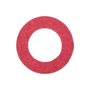 Шайба изолятор для аккумуляторов 18650 (с отверстием, красная) 1шт