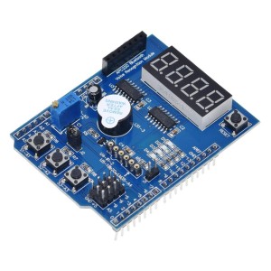 Мультифункциональный учебный шилд для Arduino UNO